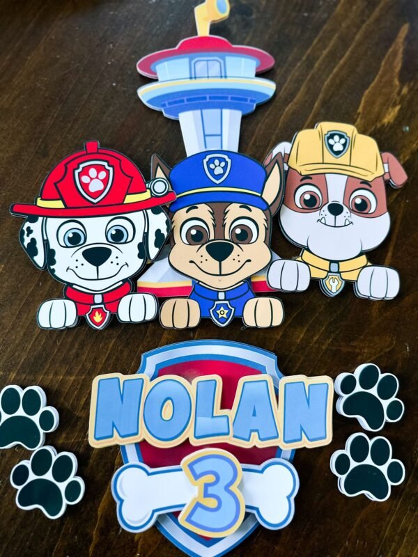 Cake topper Paw patrol - Image 4